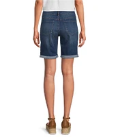 Code Bleu Soho Stacked Waist Bermuda Shorts