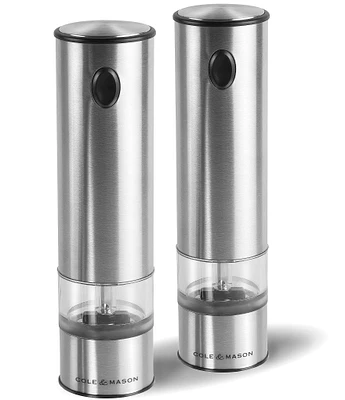 Cole & Mason Battersea Electronic Salt & Pepper Mill Gift Set, 8.5#double;