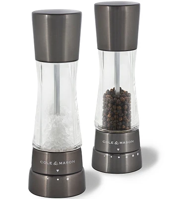 Cole & Mason Derwent Salt & Pepper Mill Gift Set, Iron Grey