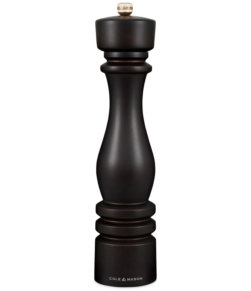 Cole & Mason London Wood Salt Mill, 12#double;