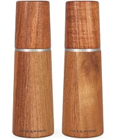 Cole & Mason Marlow Acacia Electronic Salt & Pepper Mill Gift Set, 7#double;