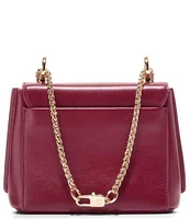 Cole Haan Black Cherry Mini Leather Satchel Bag