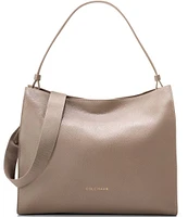 Cole Haan Carryall Pebbled Leather Satchel Tote Bag