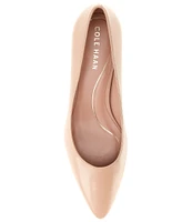 Cole Haan Cassandra Leather Block Heel Pumps