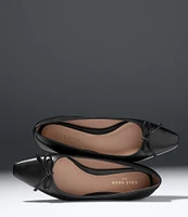 Cole Haan Chlea Leather Ballet Bow Flats