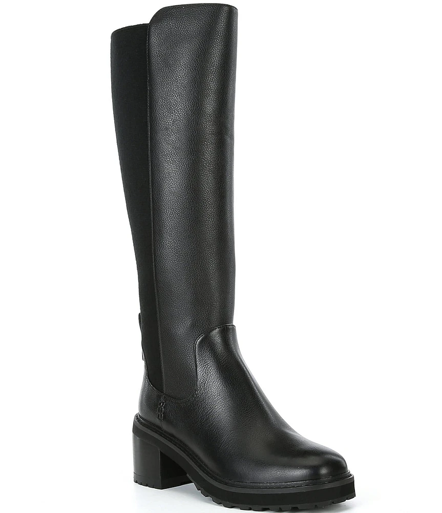 Cole Haan Gema Leather Lug Tall Boots