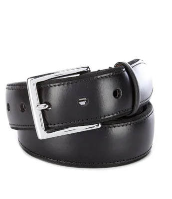Cole Haan Grand Burnished Edge Leather Belt