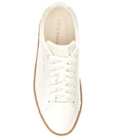 Cole Haan GrandPrø Topspin Embossed Leather Platform Sneakers