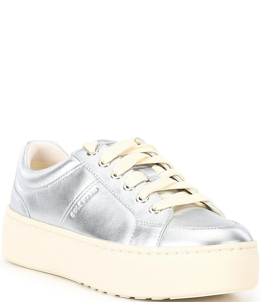 Cole Haan Grandpro Max Leather Platform Sneakers