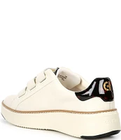 Cole Haan GrandPro Topspin Leather Tortoise Triple Strap Sneakers