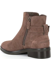 Cole Haan Hampshire Suede Buckle Booties