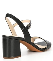 Cole Haan Josie Leather Block Heel Dress Sandals