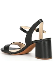 Cole Haan Josie Leather Block Heel Dress Sandals