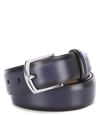 Cole Haan Lewis Burnished Leather Belt