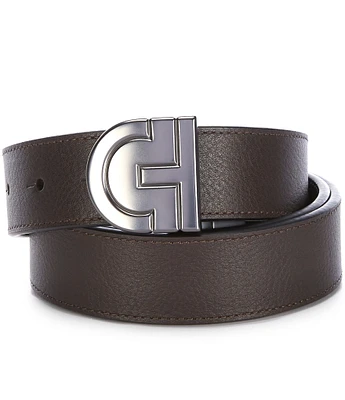 Cole Haan Logo Plaque Belt