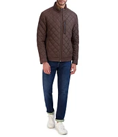 Cole Haan Diamond-Quilted Full Zip Jacket