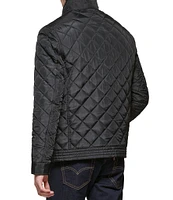 Cole Haan Diamond-Quilted Full Zip Jacket