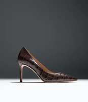 Cole Haan Mckelya Crocodile Embossed Leather Pumps