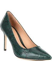 Cole Haan Mckelya Snake Print Leather Pumps