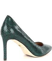 Cole Haan Mckelya Snake Print Leather Pumps