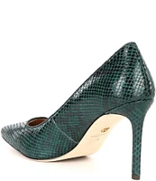 Cole Haan Mckelya Snake Print Leather Pumps