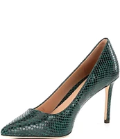 Cole Haan Mckelya Snake Print Leather Pumps