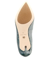 Cole Haan Mckelya Snake Print Leather Pumps