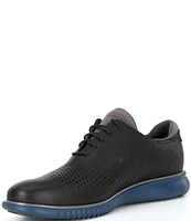 Cole Haan Men's 2.ZERØGRAND Leather Laser Cut Wingtip Oxfords