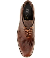 Cole Haan Men's 2.ZERØGRAND Leather Laser Cut Wingtip Oxfords