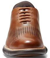 Cole Haan Men's 2.ZERØGRAND Leather Laser Cut Wingtip Oxfords