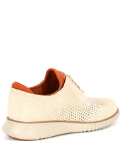 Cole Haan Men's 2.ZERØGRAND Suede Stitchlite™ Laser Cut Oxfords