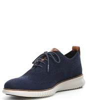 Cole Haan Men's 2.ZERØGRAND Knit Stitchlite Wingtip Oxfords