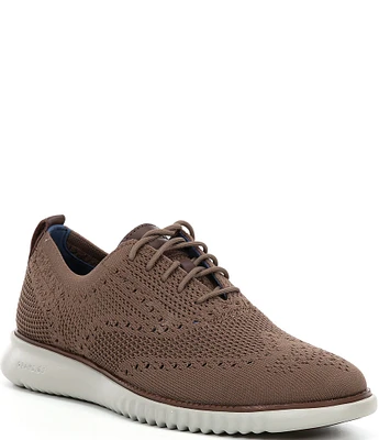 Cole Haan Men's 2.ZERØGRAND Knit Stitchlite Wingtip Oxfords