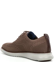 Cole Haan Men's 2.ZERØGRAND Knit Stitchlite Wingtip Oxfords