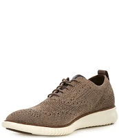 Cole Haan Men's 2.ZERØGRAND Knit Stitchlite Wingtip Oxfords