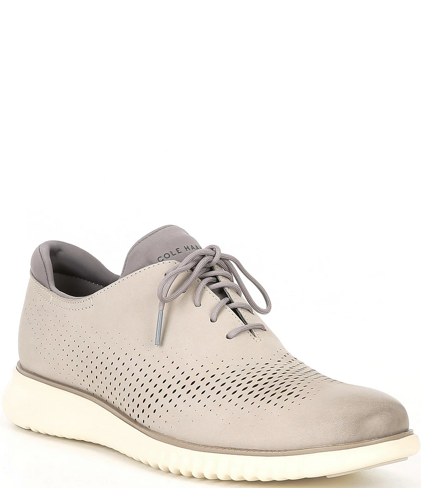 Cole Haan Men's 2.ZERØGRAND Nubuck Stitchlite™ Laser Cut Oxfords