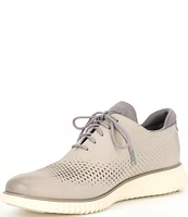 Cole Haan Men's 2.ZERØGRAND Nubuck Stitchlite™ Laser Cut Oxfords