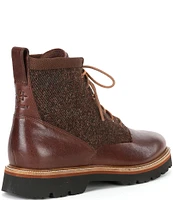 Cole Haan Men's American Plain Toe Waterproof Leather Lace Up Boots