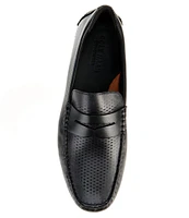 Cole Haan Men's Grand Leather Laser Cut Penny Drivers