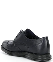 Cole Haan Men's ØriginalGrand Leather Wingtip Saffiano Leather Oxfords