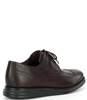 Cole Haan Men's ØriginalGrand Leather Wingtip Saffiano Leather Oxfords