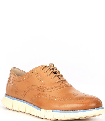 Cole Haan Men's ZERØGRAND Remastered Wingtip Leather Oxfords