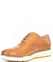 Cole Haan Men's ZERØGRAND Remastered Wingtip Leather Oxfords