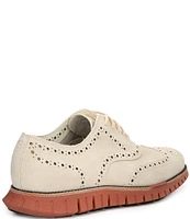 Cole Haan Men's ZERØGRAND Remastered Wingtip Suede Oxfords