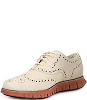 Cole Haan Men's ZERØGRAND Remastered Wingtip Suede Oxfords