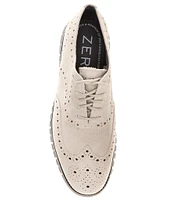 Cole Haan Men's ZERØGRAND Remastered Wingtip Suede Oxfords