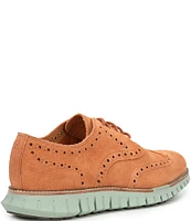 Cole Haan Men's ZERØGRAND Remastered Wingtip Suede Oxfords