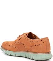 Cole Haan Men's ZERØGRAND Remastered Wingtip Suede Oxfords