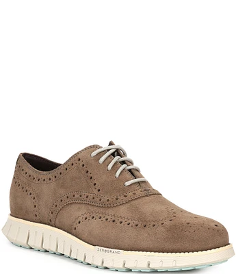 Cole Haan Men's ZERØGRAND Remastered Wingtip Suede Oxfords