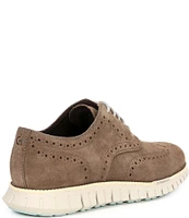 Cole Haan Men's ZERØGRAND Remastered Wingtip Suede Oxfords